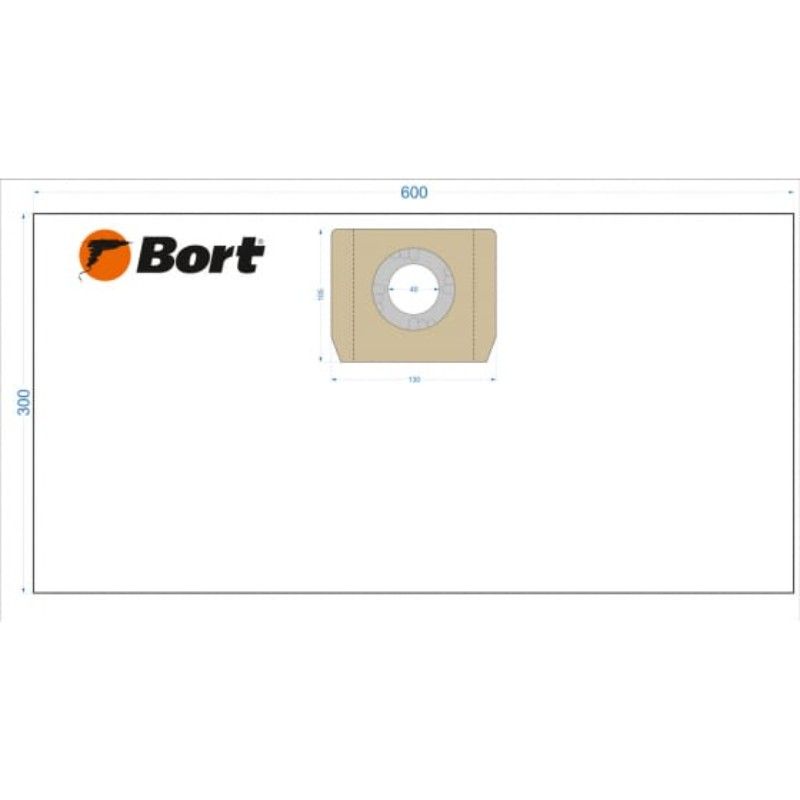 Мешки для пылесосов BORT ANNOVI REVERBERI, DELVIR, SHOP-VAC BB-03U 5 шт