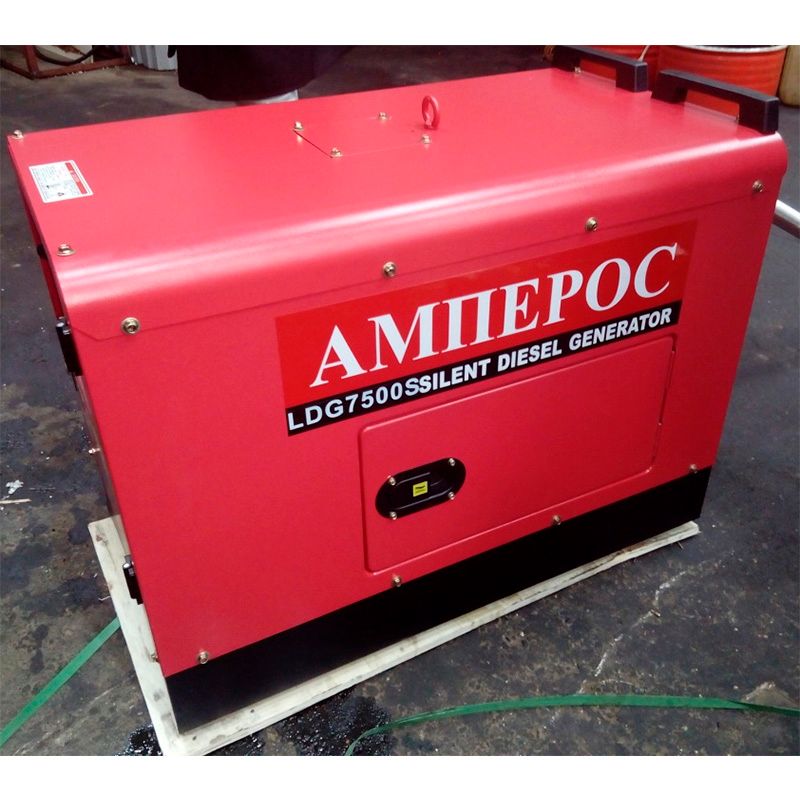 Генератор дизельный АМПЕРОС LDG7500S Общий вид