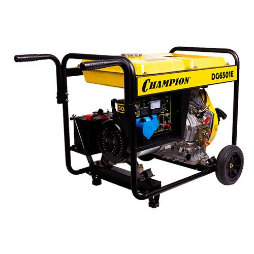 Генератор Champion DG6501E с дизельным двигателем