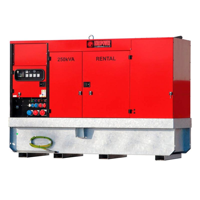 Дизельный генератор EUROPOWER EPSR 250 TDE в шумозащитном кожухе