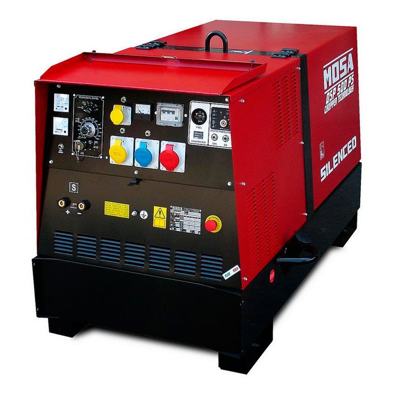 Cварочный генератор MOSA DSP 500 PS - дизельный двигатель 12-16 кВт, 220/380 В