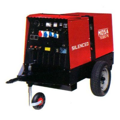 Cварочный генератор MOSA TS 500 PS/EL - дизельный двигатель 12-20 кВт, 220/380 В