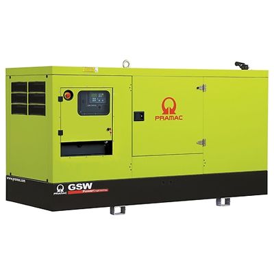 Дизельный генератор PRAMAC GSW150P Mecc Alte трехфазный в кожухе