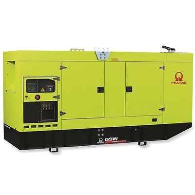 Дизельный генератор PRAMAC GSW250P Mecc Alte трехфазный в кожухе