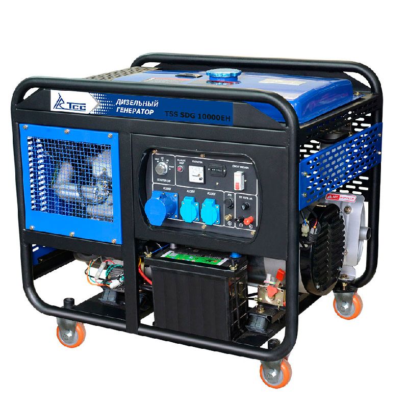 Дизельный генератор TSS SDG 10000EH (электронная панель)