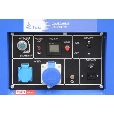 Генератор TSS SDG 6000ES-2R (панель управления)