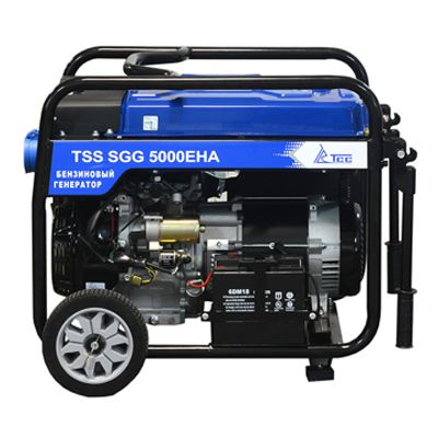 Бензогенератор TSS SGG 5000 EHA (вид сбоку)