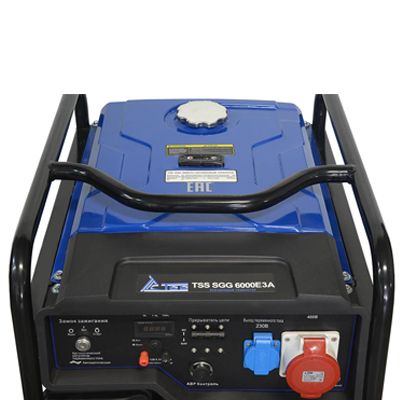 Бензогенератор TSS SGG 6000 E3A (вид сверху)