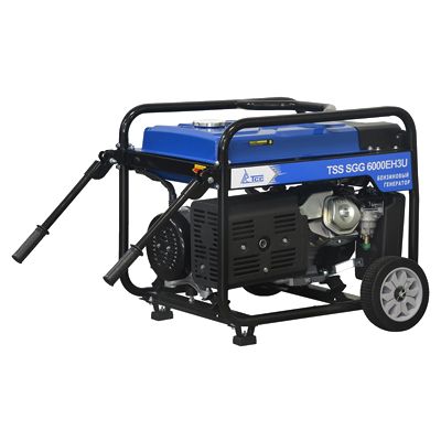 Бензогенератор TSS SGG 6000 EH3U (раскладные ручки)