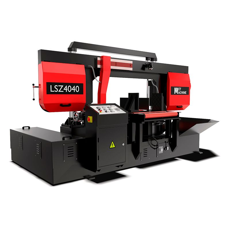 Полуавтоматический ленточнопильный станок MetMachine LSZ4040 (с поворотной рамой)