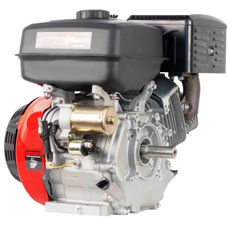 Двигатель VERTON GARDEN BS-450E (445 см3,12.5кВт/17л.с,d вала 25мм,V 6 л. ручн/эл. зап) - фото 4