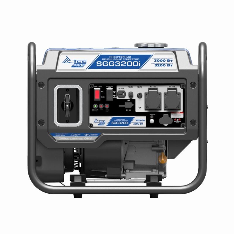Инверторный бензогенератор ТСС SGG 3200i (две розетки 220 В)