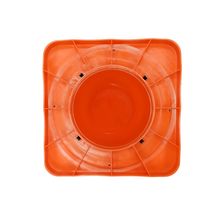 Конус дорожный 520 мм мягкий, 2 светоотражающие полосы + утяжелитель (квадратное основание) КС-2.8.0 фото 2