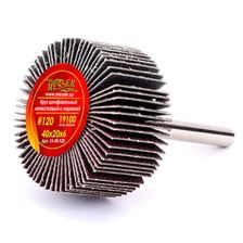 Круг MESSER шлифовальный лепестковый с оправкой 40х20х6 #120