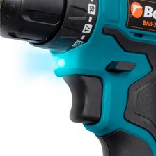 Дрель-шуруповерт аккумуляторная BORT BAB-20X-BLK (2x1,5Ah) фото 6