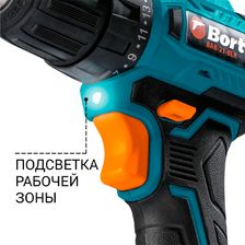 Дрель-шуруповерт аккумуляторная BORT BAB-21-BLK (2x1,5Ah) фото 4