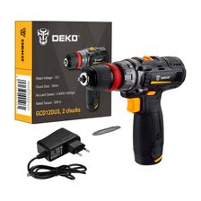 Аккумуляторная дрель-шуруповерт DEKO GCD12DU3 Li-Ion со съемным патроном фото 2
