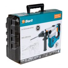 Перфоратор электрический BORT BHD-1000-TURBO кейс