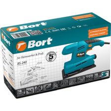 Машина шлифовальная вибрационная BORT BS-240 упаковка