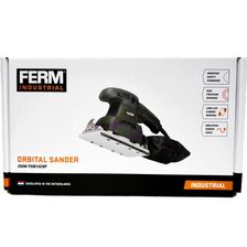 Шлифовальная машина (орбитальная) FERM PSM1029P, 93x185 мм.,350 Вт, 13000 об.мин., коробка