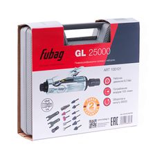 Пневмошлифмашина прямая Fubag GL25000 (103 л/мин 6бар 25000об/мин) + набор кейс фото 3