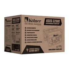 Бензиновый генератор KOLNER КGEG 3200E