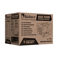 Бензиновый генератор KOLNER КGEG 7500M