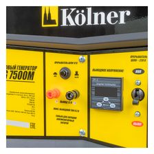 Бензиновый генератор KOLNER КGEG 7500M