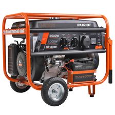 Генератор бензиновый PATRIOT GRS 7500 E, 15 лс, 6500 Вт, объем 25 л