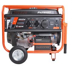Бензогенератор PATRIOT GRS 7500 E, 15 лс, 6500 Вт, объем 25 л