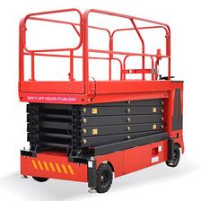 Самоходный ножничный подъемник OXLIFT QZ-050-090 WD 9000 мм 500 кг Общий вид