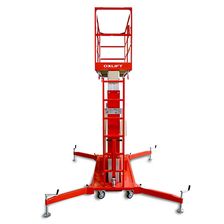 Телескопический двухмачтовый подъемник OXLIFT ZX-2-090 9000 мм 200 кг 0,75 кВт