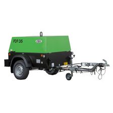 Передвижной компрессор Atmos PDР 35-14 (фиксированный без тормоза) 70 л