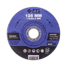 Круг отрезной по металлу FoxWeld FTL Expert 125 х 1,6 х 22,2 мм A46TBF - фото 1