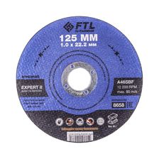 Круг отрезной по металлу FoxWeld FTL Expert II 125 х 1,0 х 22,2 мм A46SBF - фото 1