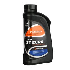 Масло 2-х тактное полусинтетическое PATRIOT G-Motion 2Т EURO 1л, моторное - фото 1
