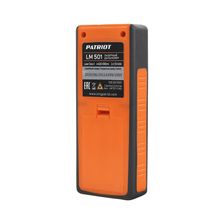 Строительный дальномер лазерный PATRIOT LM 501 с подсветкой, дистанция 50м, чехол в комплекте - фото 2