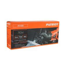 Электропила садовая сабельная PATRIOT RS 606 по дереву, 710Вт, 2800 ход/мин, амплитуда 20мм