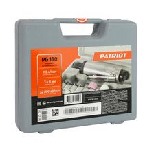 Прямая пневмошлифмашина PATRIOT PG 160 6бар, штуцер 1/4