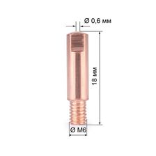 Наконечник FoxWeld VARTEG M5х0.6  (140.0002, пр-во FoxWeld/КНР) - фото 2