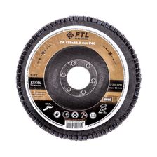 Круг лепестковый для шлифования по металлу FoxWeld FTL Excel 29 125 х 22,2 мм P40 - фото 1