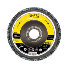 Круг лепестковый для шлифования по нержавеющей стали FoxWeld FTL Ergo 29 цирконий 125 х 22,2 мм P80 - фото 1