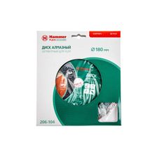 Диск алмазный Hammer Flex 206-104 DB SG 180х22мм сегментный универсальный - фото 4