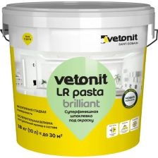 Шпаклёвка полимерная финишная Vetonit LR Паста Бриллиант 18 кг - фото 1