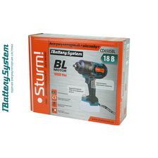 Аккумуляторный гайковерт Sturm! CD650SBL 1BatterySystem - фото 10