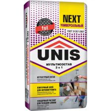 Клей для керамогранита Unis Next Универсальный 25 кг - фото 1
