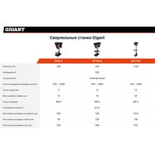 Сверлильный станок Gigant DP1725 - фото 3