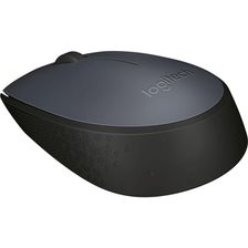 Мышь Logitech M170 черный/темно-серый оптическая (1000dpi) беспроводная USB для ноутбука (2but) - фото 2