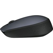 Мышь Logitech M170 черный/темно-серый оптическая (1000dpi) беспроводная USB для ноутбука (2but) - фото 3