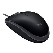 910-005502 Мышь Logitech M110 Silent Black [бесшумная, оптическая, 1000dpi, USB, 1.8м] - фото 2
